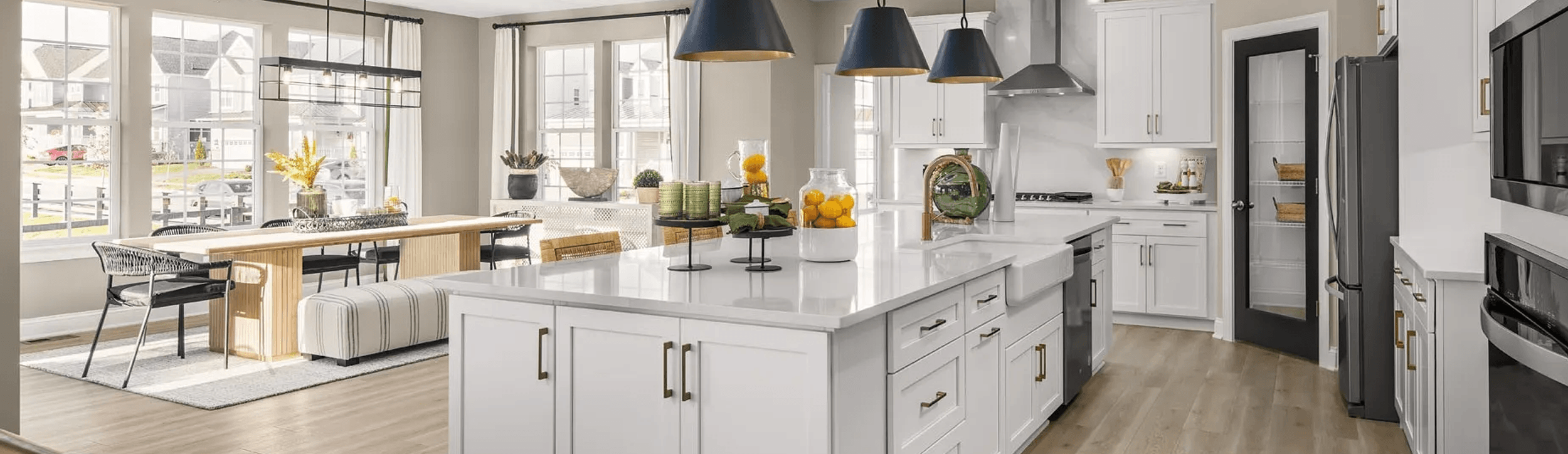 Kitchen Model Home by DRB Homes at Brunswick Crossing