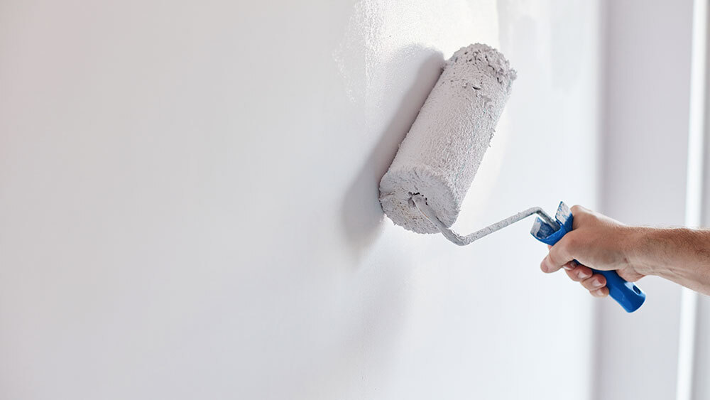 painting wall white